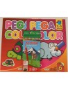 Pack 2 Books: pega y colorea y cajas de lápices de colores