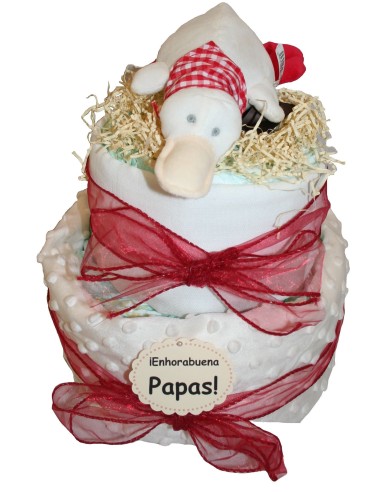 Country nappies cake