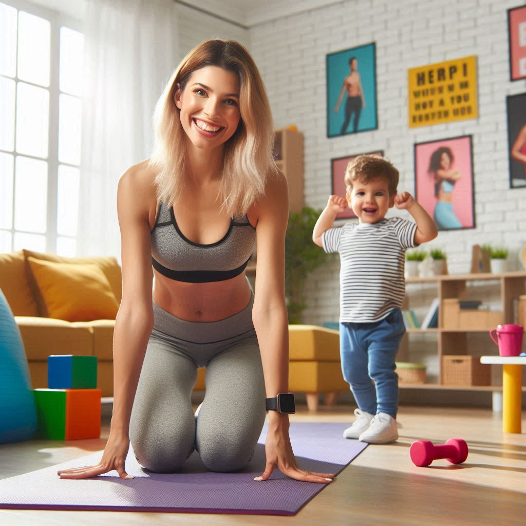 Ejercicios En Casa Con Peques LaCestitadeBebe