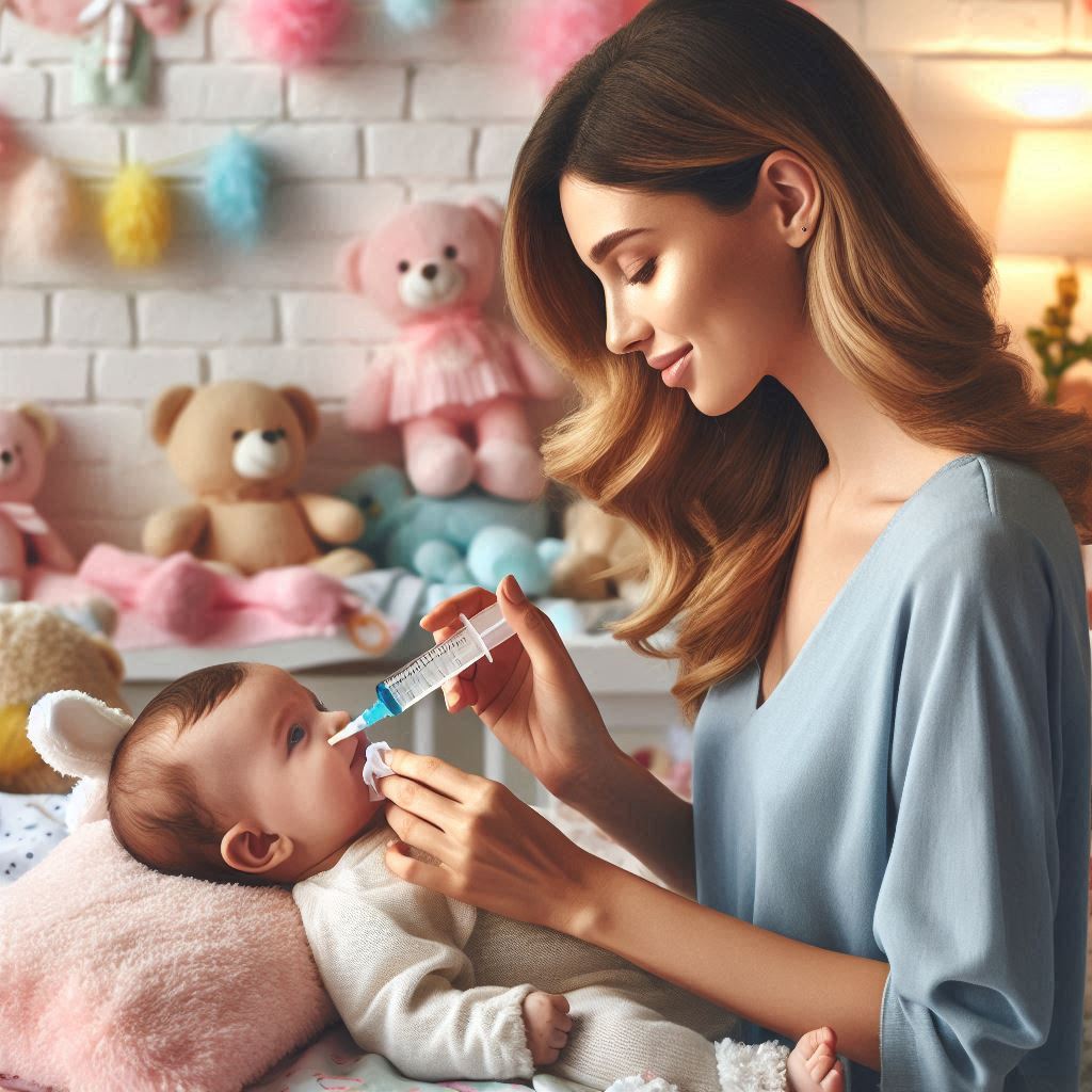 Mama Sacando Mocos A Bebe