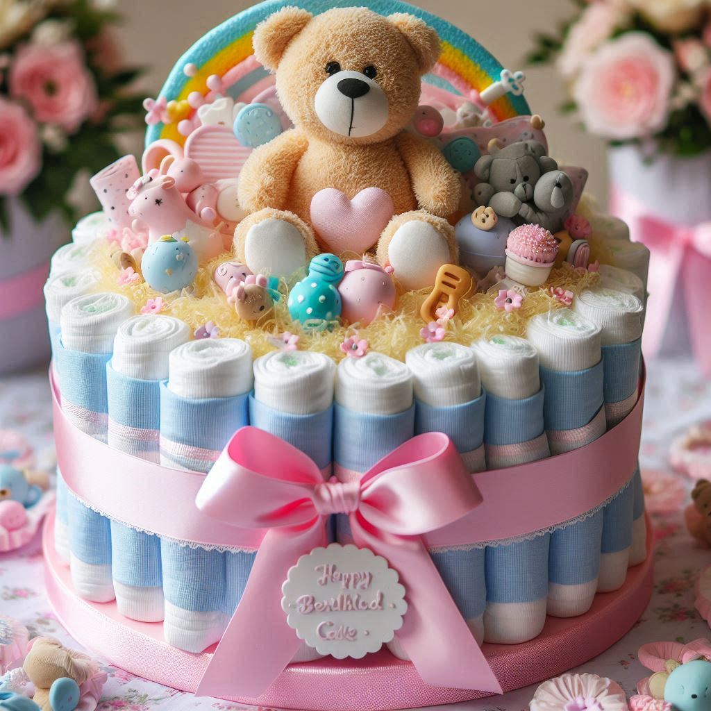 Tarta De Panales Personalizada De Lacestitadelbebe.es