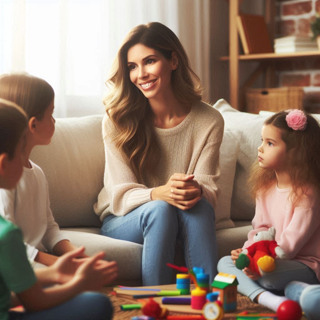 Mamá inculcanvo valores hijos
