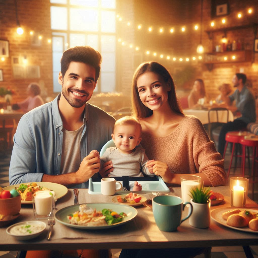 Saliendo A Comer Con Bebe