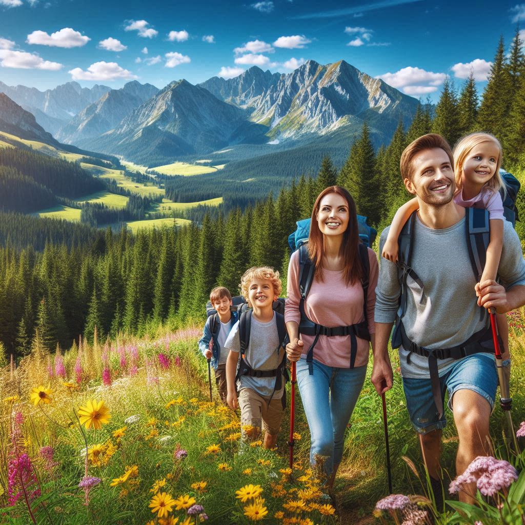 Familia Viaja Montana