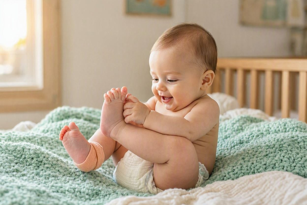 Beb Jugando Con Sus Pies 1