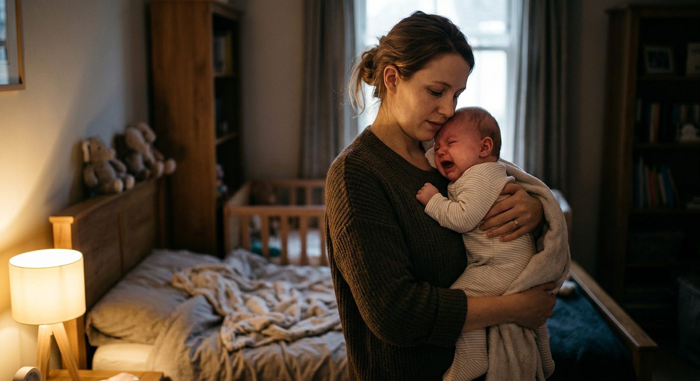 Bebe Despierta Llorando Portada
