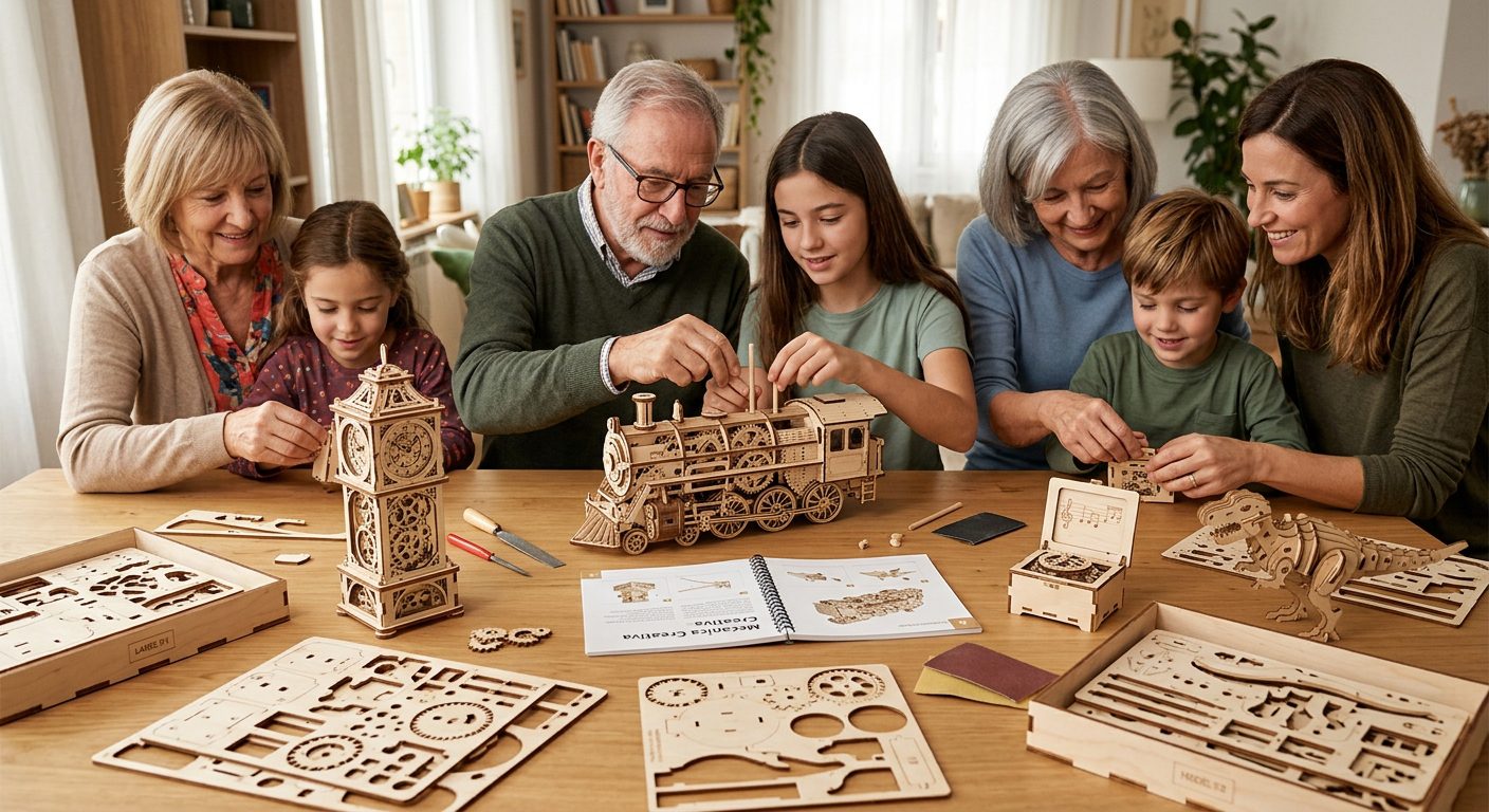 Puzzles De Madera En Familia