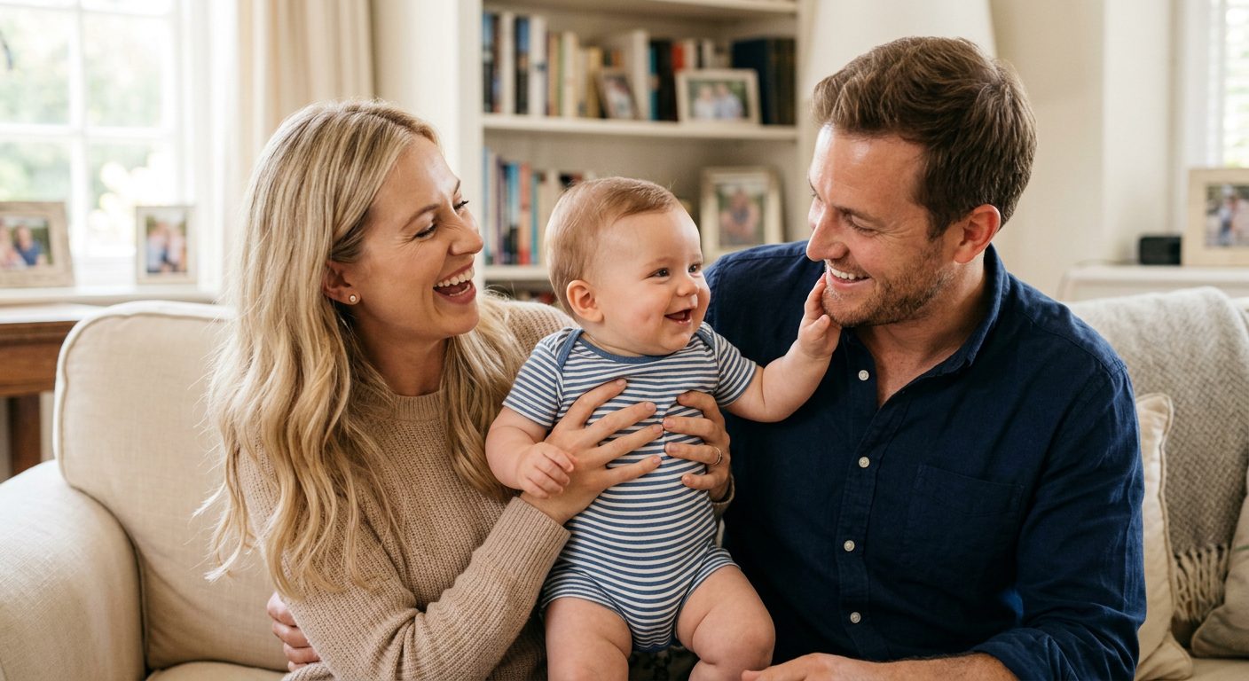 Bebe Reconociendo Familia